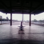 Plataforma da estação Saracuruna