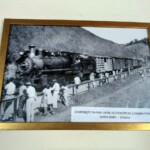 Quadros ferroviários no Interior da Estação Santa Isabel do Rio Preto