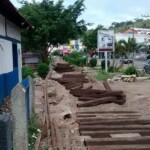 Fotos exclusivas feitas por Carlos Alberto Souza, diretor da AFTR, mostrando as obras realizadas em 2015 para alargamento da bitola ferroviária de 1,00m para 1,60m. Fonte: Carlos Alberto Souza (AFTR/Trem de Dados)