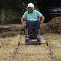 Testes do Ferreocar em Werneck, Paraíba do Sul, Linha Auxiliar
